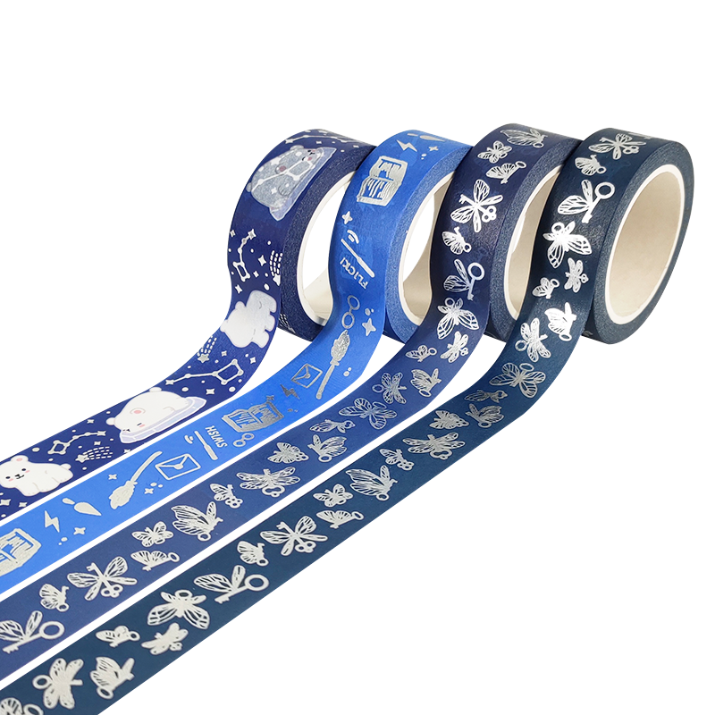 Custom print your own design masking washi tape gold foil