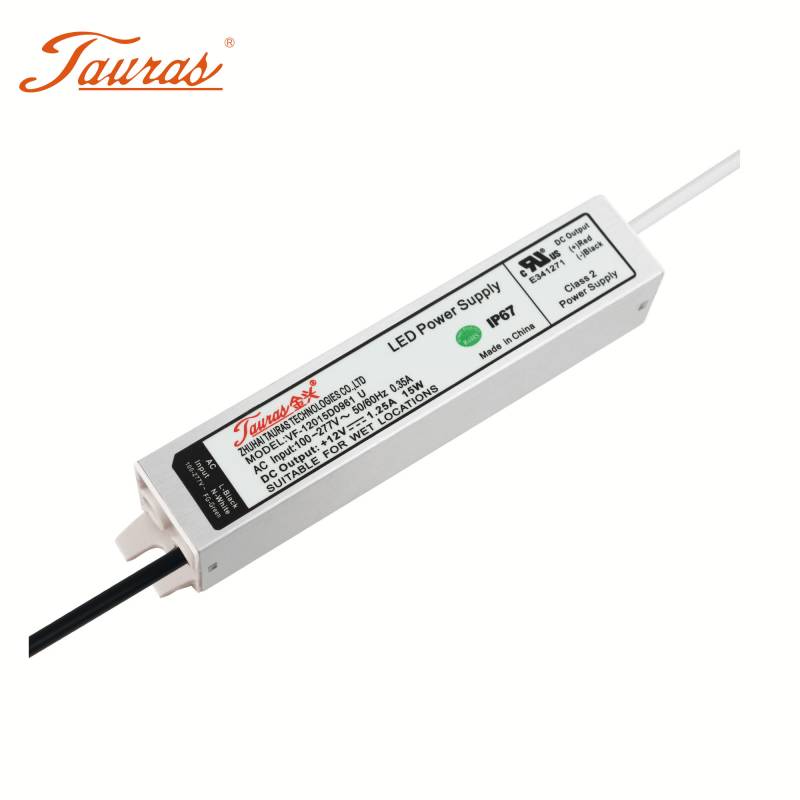 China Manufacturer for Indoor Led Drivers - 15W UL LED Strip Driver – Tauras