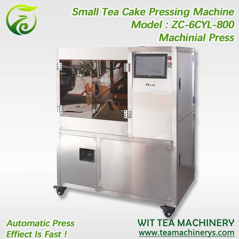 Online Exporter Rotating Tea Drying Machine - Automatic Small Tea Cakes Compress Machine ZC-6CYL-800 – Wit Tea Machinery