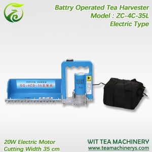 Wholesale Discount Tea Deblock And Sieving Machine - Battery Operated Mini Tea Leaf Harvester Machine ZC-4CD-35L – Wit Tea Machinery