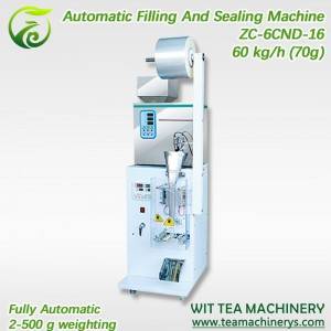 Special Price for Tea Dryer Manufacturers - MatchaTea Bag Semi Automatic Filling And Sealing Machine ZC-6CND-16 – Wit Tea Machinery