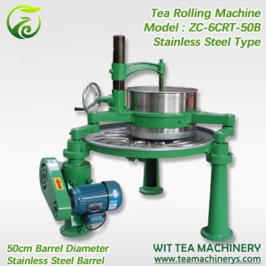 50cm Drum Tea Leaf Rolling Machine With Stainless Steel Pan ZC-6CRT-50B