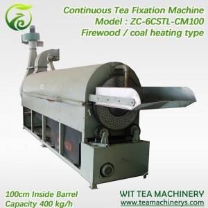 100cm Diameter Coal Heating Continuous Tea Enzymatic Machine ZC-6CSTL-CM100