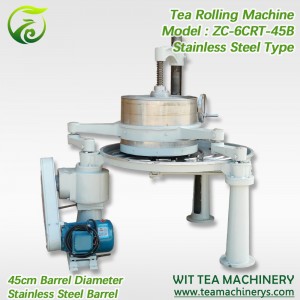 factory customized Continuous Tea Fixing Machine - 45cm Diameter Drum Tea Twister Machine ZC-6CRT-45B – Wit Tea Machinery