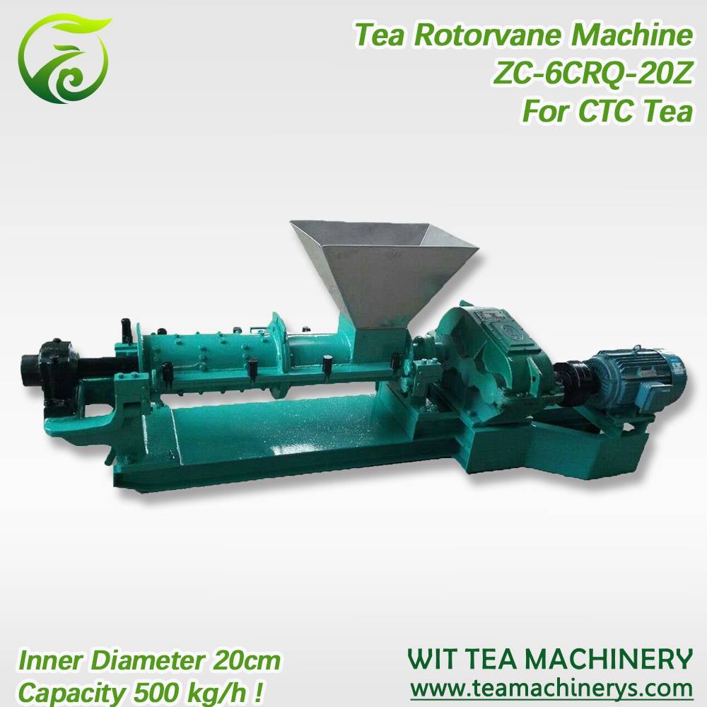 OEM/ODM Factory Tea Forming Machine - CTC Tea Rotorvane Machine Rotorvance Black Tea Machinery ZC-6CRQ-20Z – Wit Tea Machinery