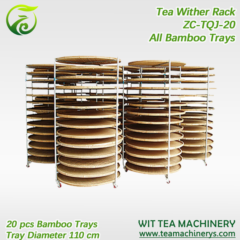 Manufactur standard Oolong Tea Shaking Machine - 20 Layers 110cm Bamboo Pallets Tea Wither Rack ZC-TQJ-20 – Wit Tea Machinery