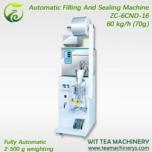 MatchaTea Bag Semi Automatic Filling And Sealing Machine ZC-6CND-16