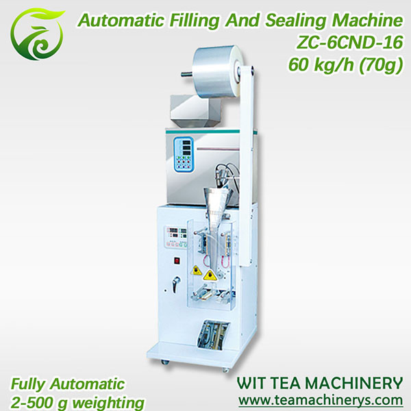 Professional China Tea Bag Filling Machine - MatchaTea Bag Semi Automatic Filling And Sealing Machine ZC-6CND-16 – Wit Tea Machinery