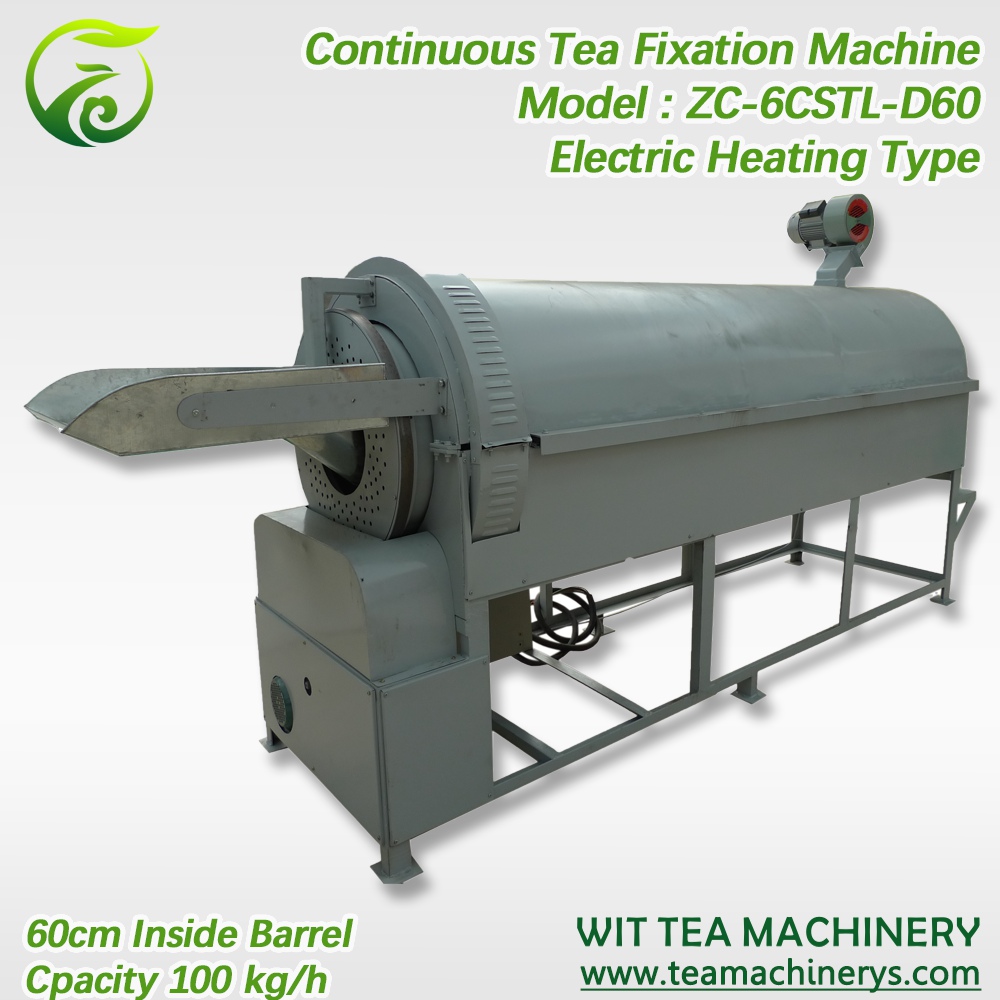 Cheapest Price Continuous Tea Leaves Dryer - 60cm Barrel Electric Heating Green Tea Roasting Drying Machine ZC-6CSTL-D60 – Wit Tea Machinery