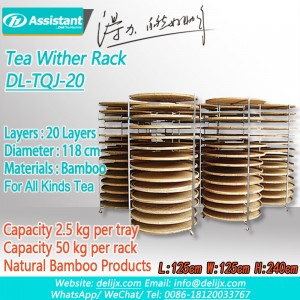 Bamboo Fresh Tea Leaf Wither Rack TQJ-20