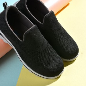 Men’s Breathable Upper Flying Knitted Sneakers Comfortable Casual Shoes