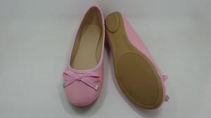 Girls Dress Shoes, Mary Jane Ballet Flats Slip on with Bow for Big Kid