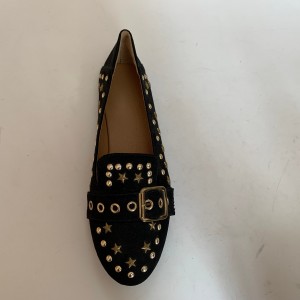 Women’s Flat Shoes – Buckle Round Toe Cute Classic Ballet Flats