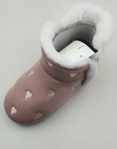 Girls’ Kids’ Cute Warm Indoor Slipper Booties