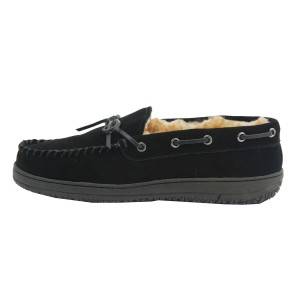 2021 Good Quality Warm Moccasin Slippers – Men’s Leather Lace-Up Moccasin Slippers – Teamland
