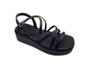 Women’s Ladies’ Black Strap Sandals Summer Shoes