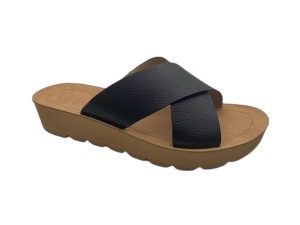 Women’s and Ladies’ Slide Sandals Black Summer Shoes