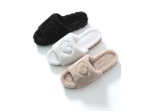 Women’ s Ladies’ Open Toe Fur Slippers
