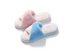 Ladies’ Slide Slippers Memory Foam House Shoes