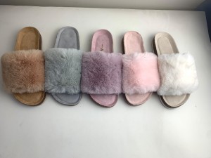Women’s Ladies’ Open Toe Birkenstock Fur Sandals