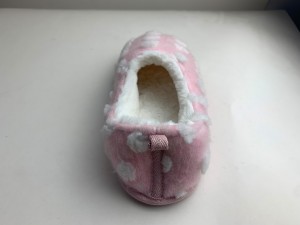 Kids’ Girls’ Cute Hedgehog Upper Closed Back Slippers
