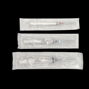 ໂຮງງານຜະລິດຂາຍຮ້ອນ China Medical Auto-Destroy Syringe 10mL Medical Safety Syringe