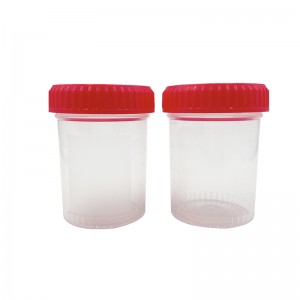 डिस्पोजेबल प्लास्टिक मूत्र नमूना नमूना संग्रह परीक्षण कन्टेनर मूत्र कप