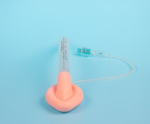Zdravotnícky spotrebný materiál Lumen Chirurgická jednorazová PVC silikónová laryngeálna maska ​​Airway