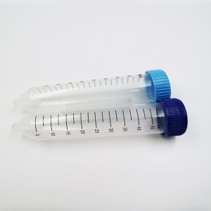 Conical Bottom Centrifuge Tube 15ml with Screw Cap