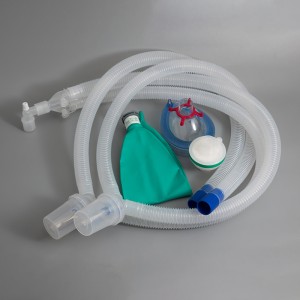 Disposable Breathing Circuit Kit Medical Corrugated Breathing Tube
