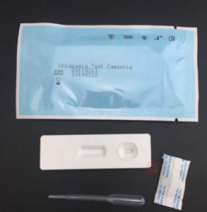Nagy pontosságú Easy Home Rapid Use Chlamydia Syphilis Std Tp tesztkészlet kazetta