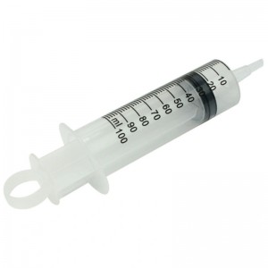 Ce ISO 50ml-200ml Syringe uisgeachaidh cuidhteasach le Catheter Tip