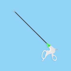 Laparoskopski instrument Green Knob Jednokratna laparoskopska hvataljka sa čegrtaljkom