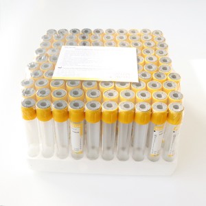 Medical disposable vacuum blood collection tube