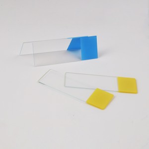 Commerce de gros de consommables de laboratoire couvercle en verre transparent lame de microscope en verre