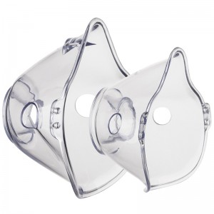 China Medical Supply Supplier Nose Clip Designs Over-Chin Ug Under-Chin Type Nebulizer Mask