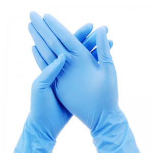 OEM Factory Supply Disposable Medical Surgical Blue Nitrile Latex Powder Free Examination Nitrile Gloves ຖົງມືທາງການແພດ