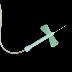 Медицински стерилни заштитни игли за вакуумска колекција на крв за еднократна употреба со крило