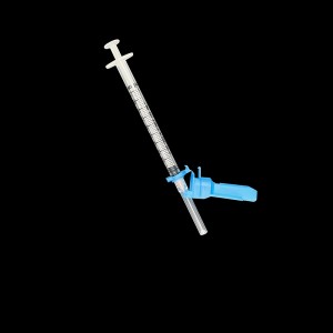 Medyczna jednorazowa strzykawka insulinowa z igłą o pojemności 0,3 ml, 0,5 ml, 1 ml
