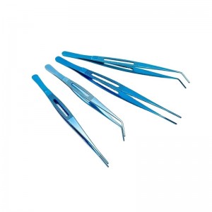 Vascular Tweezers Pliers Flat Handle Ho Dissecting Cardiac Forceps Titanium Surgical Forceps