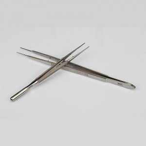 Vaskularne pincete Kliješta s ravnom ručkom Kardijalne pincete za seciranje Titanijske kirurške pincete