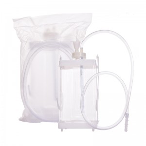 Ce Approved Medical Disposable Thoracic Chest Drainage Bottle With One / Two / Three Chamber