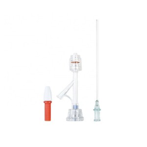 ປະເພດ Screw ກັບແມ່ຍິງ Luer Y Connector Hemostasis Valve Set
