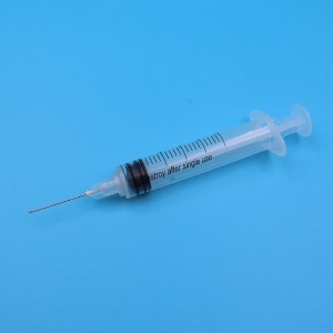Tshiab Tsim Kho Kho Mob 1ml / 3ml / 5ml Nws Pib Disable Syringes rau Kev Siv Ib Leeg