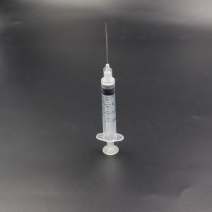 CE ISO 0.5ml 1ml 3ml 5ml 10ml Auto Lumpuhkan Suntikan Vaksin dengan Jarum