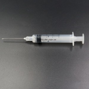 CE ISO 0,5 ml 1 ml 3 ml 5 ml 10 ml automatinio išjungimo vakcinos švirkštas su adata