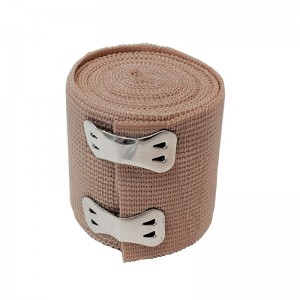Medizinische Versorgung Baumwolle komprimierte Gaze Einweg-Erste-Hilfe-elastische Bandage
