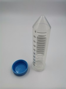 Chinese productenleveranciers Laboratoriumverbruiksartikelen 50 ml centrifugebuis met conische bodem Enzymvrij
