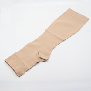 Magasan elasztikus térd és feszes nylon antiembólia elleni kompressziós zokni S-XXL harisnya