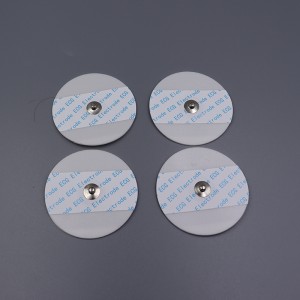 Medical Manufacturing OEM Snap Self Adhesive Disposable Electrode Patch Pads ECG Electrodes